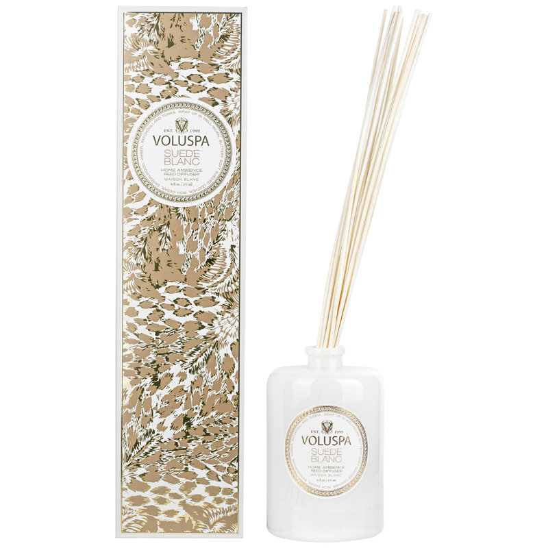 French Linen Reed Diffuser, White, Spice