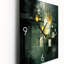 Sudden Serenity abstraite rétro émeraude et or - peinture abstraite horloge murale-99637384