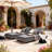 Dark Gray Acacia Solid Wood Outdoor Chaise Lounge With Water-Repellent Cushion, 400Lbs Capacity, Modern Patio Sun Lounger For Garden, Poolside