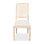 Cane Back Upholstered Dining Chair
