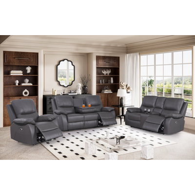 Britta 3 Piece Living Room Set