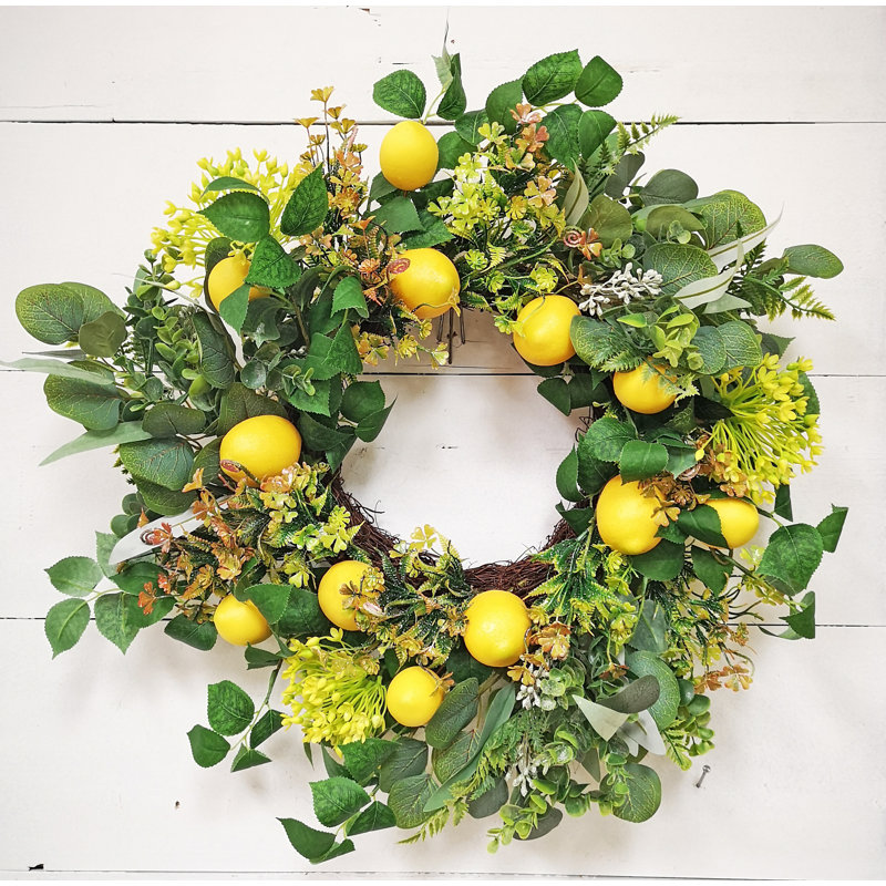 22 " Silk and Plastic Wreath