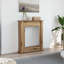 Fireplace Surround 75x87.5 Cm Engineered Wood-1034225781-1034225778