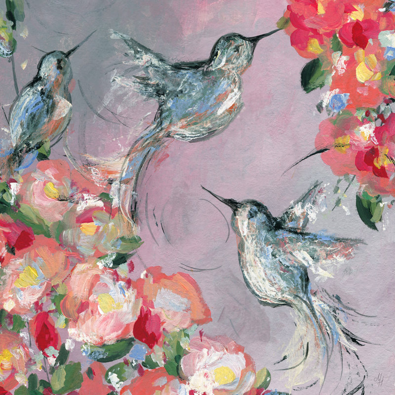 «Whimsical Garden», reproduction sur toile, H 40 po x l 40 po x P 1,5 po