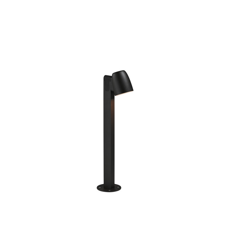 Nut LED Bollard Light, 23.62" H x 6.89" W x 6.89" D, Black