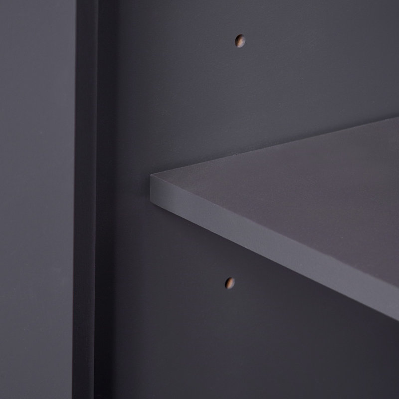 Meuble-lavabo 24 po avec lavabo en résine, Bleu gris