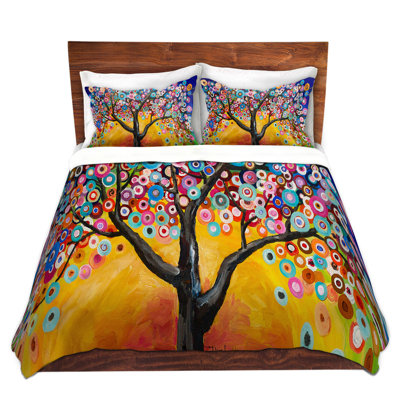 Polyester Floral Duvet Cover