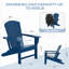 Chaise Adirondack d'extérieur Hdpe-199080590