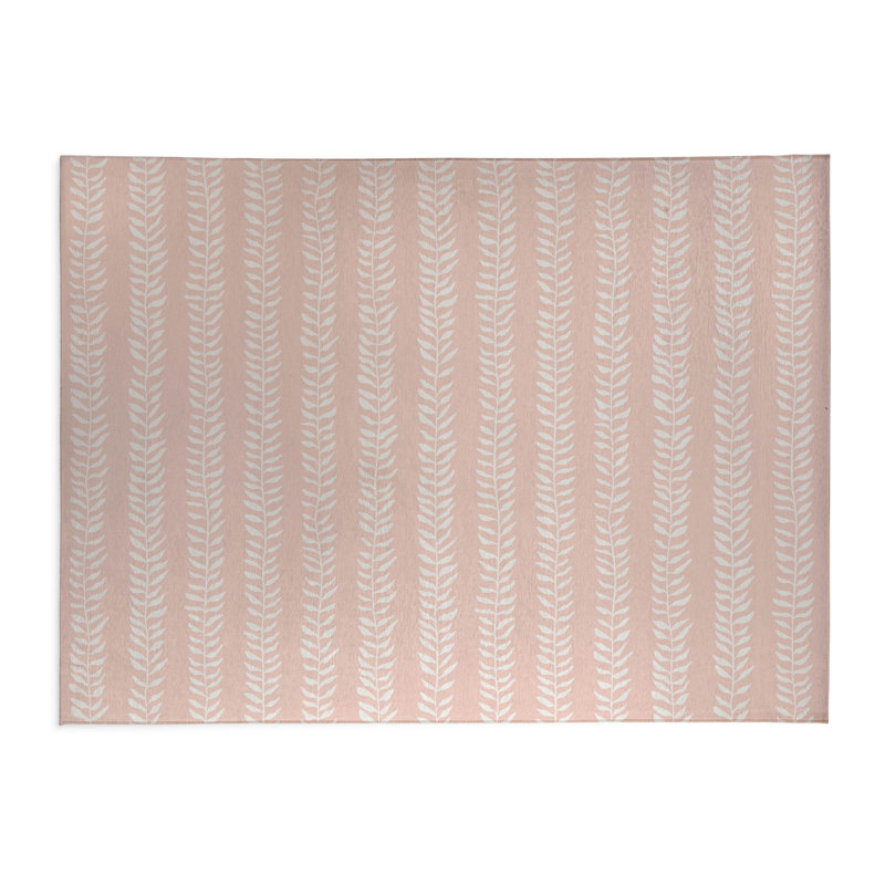 Tapis de bureau Mystic Ivy, L 5 pi x L 3 pi, Rose
