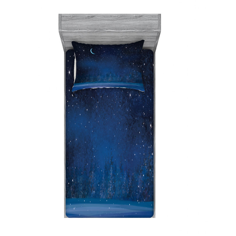 Microfiber Sheet Set, Twin XL Sheet Set with 1 Pillowcase