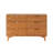 Yarber 6 Drawer Solid Wood Double Dresser-1700026029