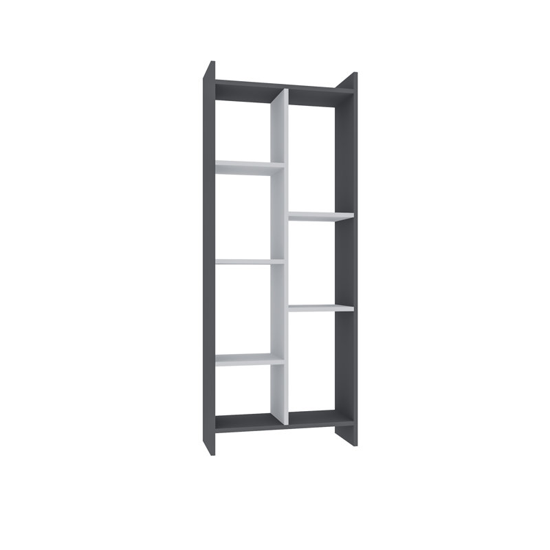 Gjylnaze Bookcase, Anthracite/White