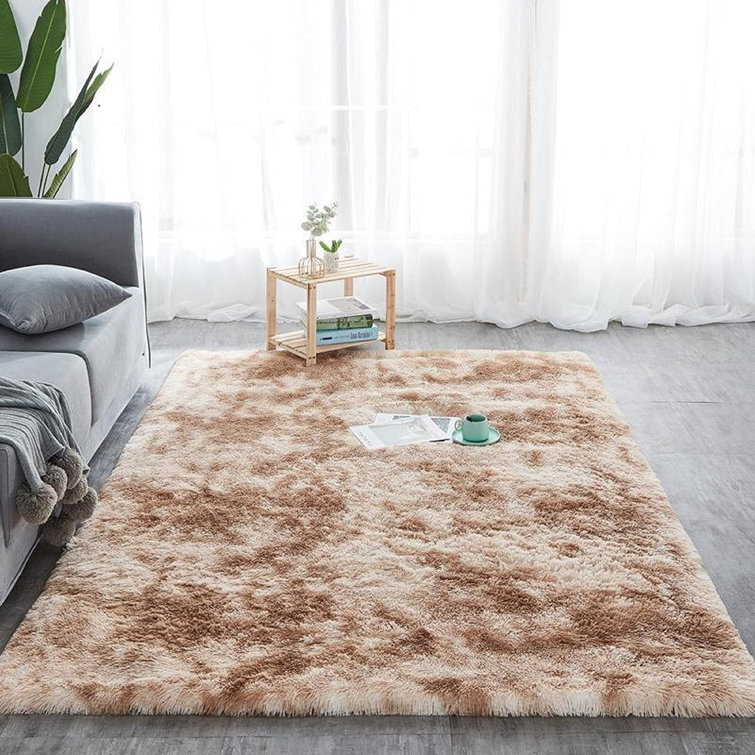 Chale Solid Colour Shag Area Rug
