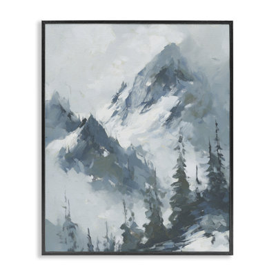 Estampe numérique des montagnes de la Reine des Neiges, conception de Svetlana Aleynikova
