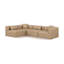 Canapé modulaire en similicuir 4 pièces Houswerth-94884274