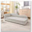 Canapé surdimensionné pour chien pour chien, dossier ondulé moderne, accoudoir simple, tissu en lin respirant de qualité supérieure-646917642