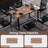 Thiana Metal Base Dining Table-1409199583