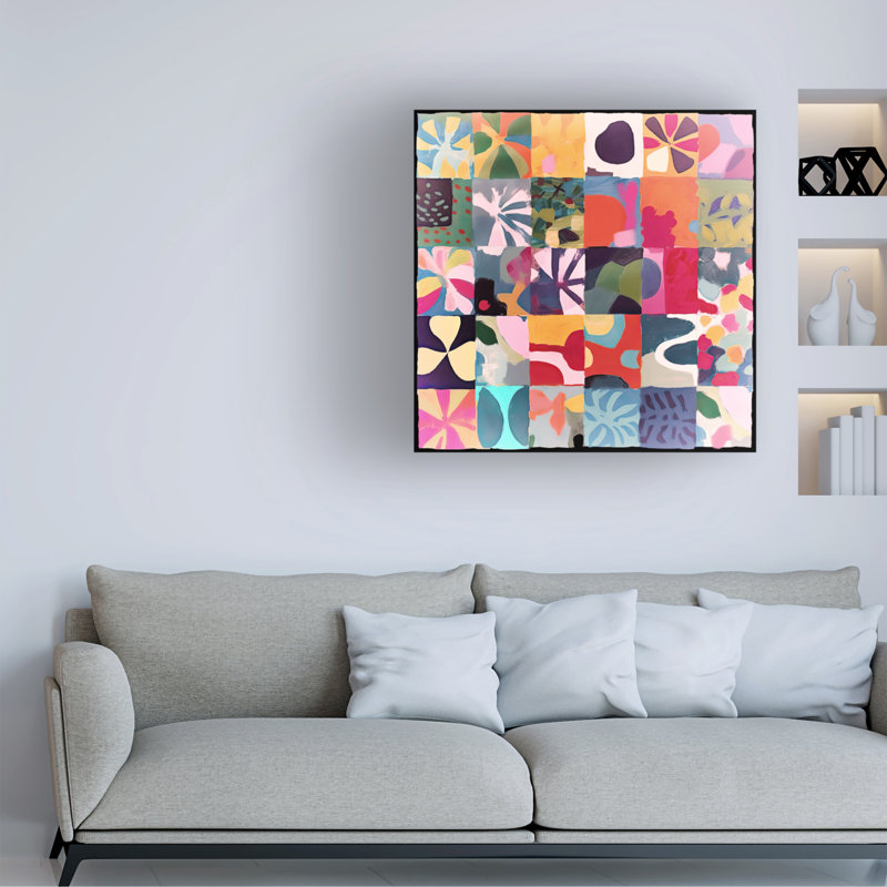 Art sur toile de Sasha Matisse, H 14 po x l 14 po