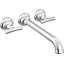 Beauclere™ Two Handle Wall Mount Tub Filler-1120627681-1120627683