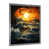 Impression argent sur toile encadrée