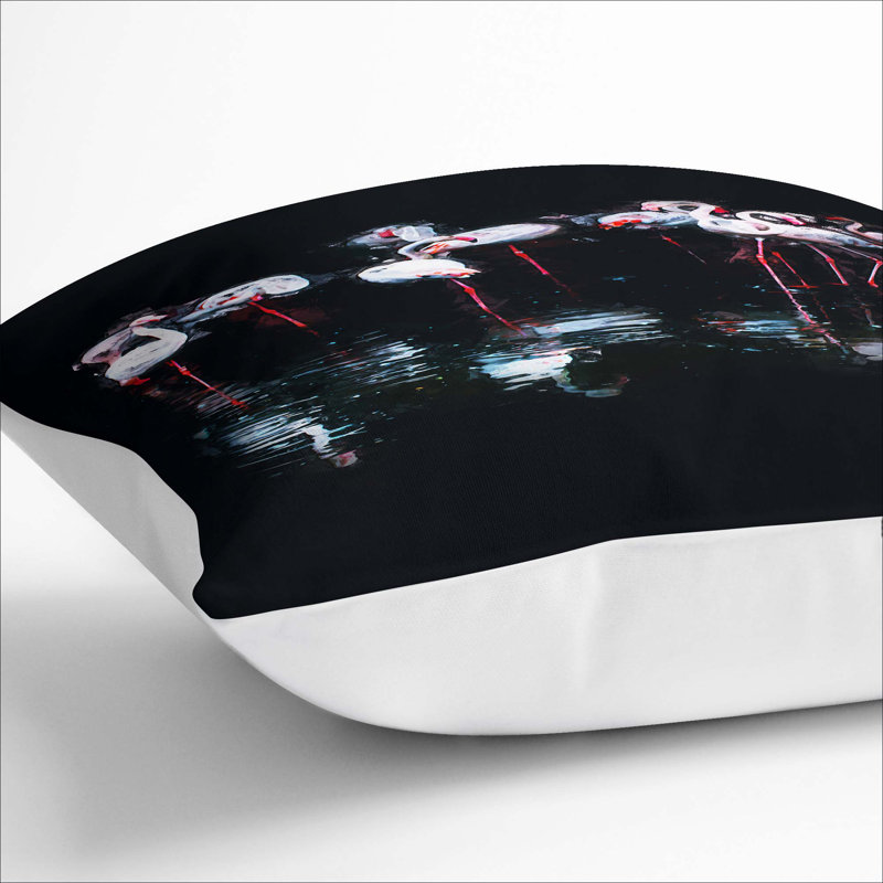 Square Cushion, 40cm H x 40cm W x 15cm D, White