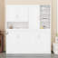 Lit escamotable avec armoire supérieure, tablettes-763922158