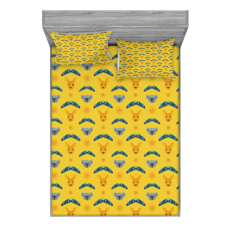 Ensemble de draps en microfibre Kangaroo, Ensemble de draps pour lit double + un drap-housse