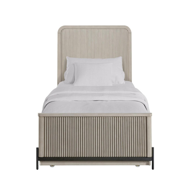 Cadre de lit, Taupe, Lit simple