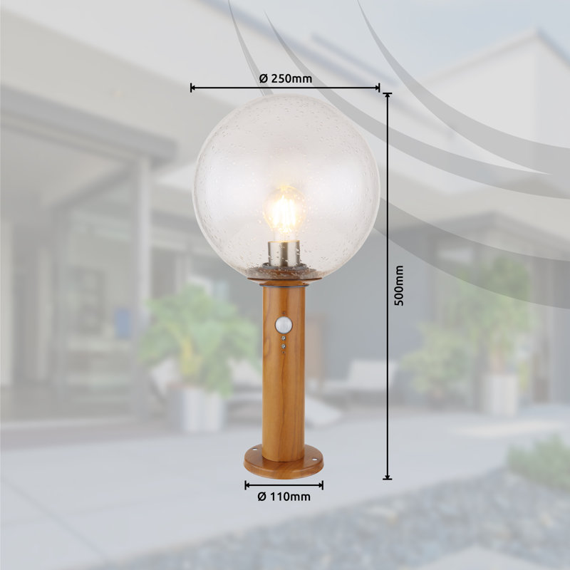 Ossy Gold Aluminium Pathway Light, 50cm x 25cm x 25cm