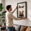 Bear Minimalist - Framed Print-2037063993-2037063994