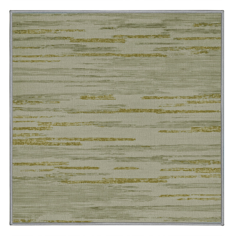 Tapis abstrait lavable à la machine, Carré 4 pi
