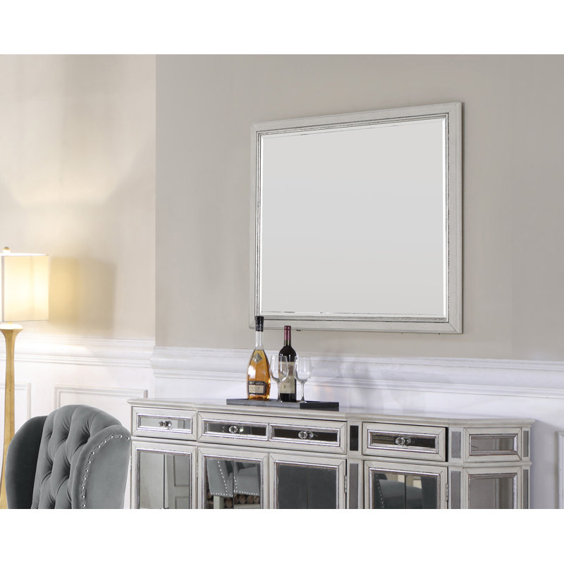 Sheringham Wood Flat Wall Mirror