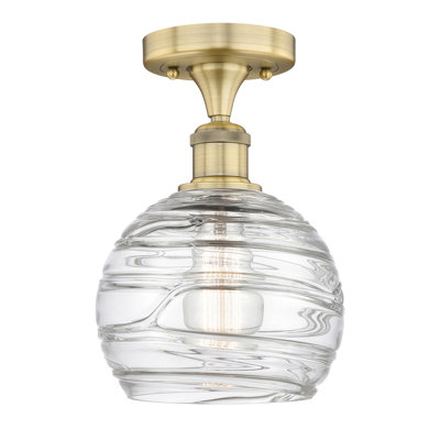 Plafonnier semi-encastré en verre Reales