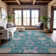 Premium Machine Washable Gurubaksh AMF1154 Global Rug