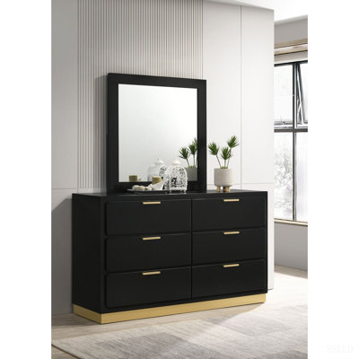 Napa 6-drawer Dresser with Mirror