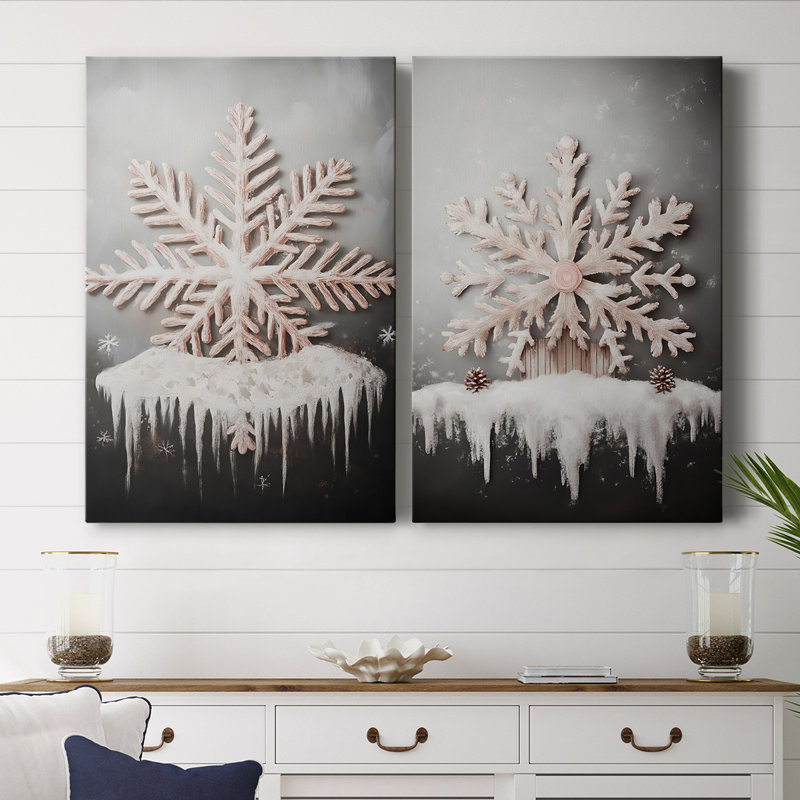 Art des Fêtes de Noël - Série 2 - C XXXVII - Toile tendue avec châssis de qualité supérieure - Prêt à être accroché