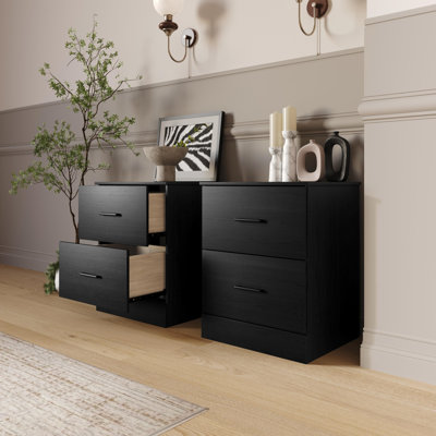 Meriden 2 Drawer Nightstand (Set Of 2)