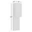 Double Down LED Outdoor Sconce-20600608