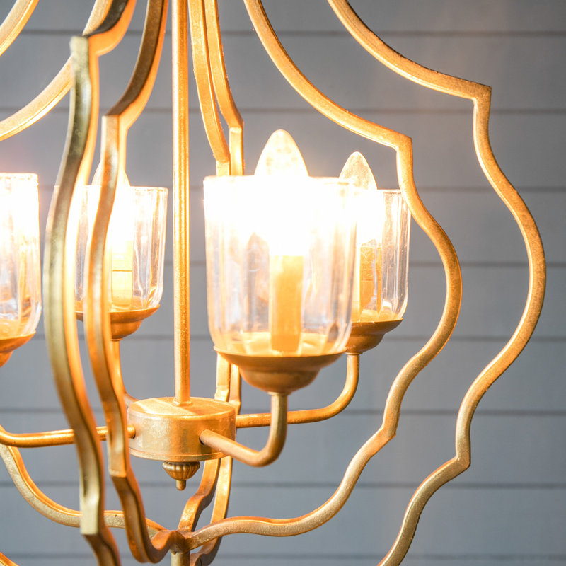 Lustre géométrique à 4 lumières Veira