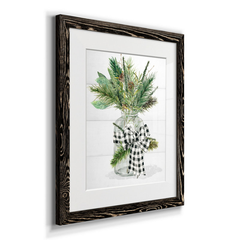 Evergreen - Imprimé, Noir, H 20 po x l 17 po x P 1,5 po