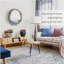 Miroir mural en bois de 30,75 po, de style campagnard