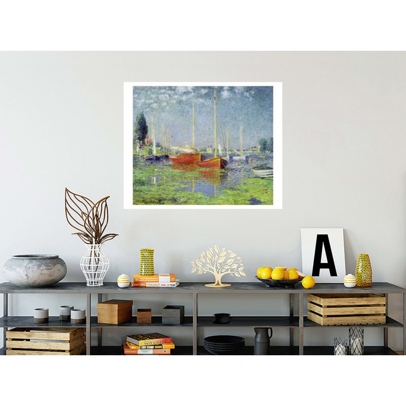 «Argenteuil» par Claude Monet - Estampe numérique, H 32 po x l 40 po
