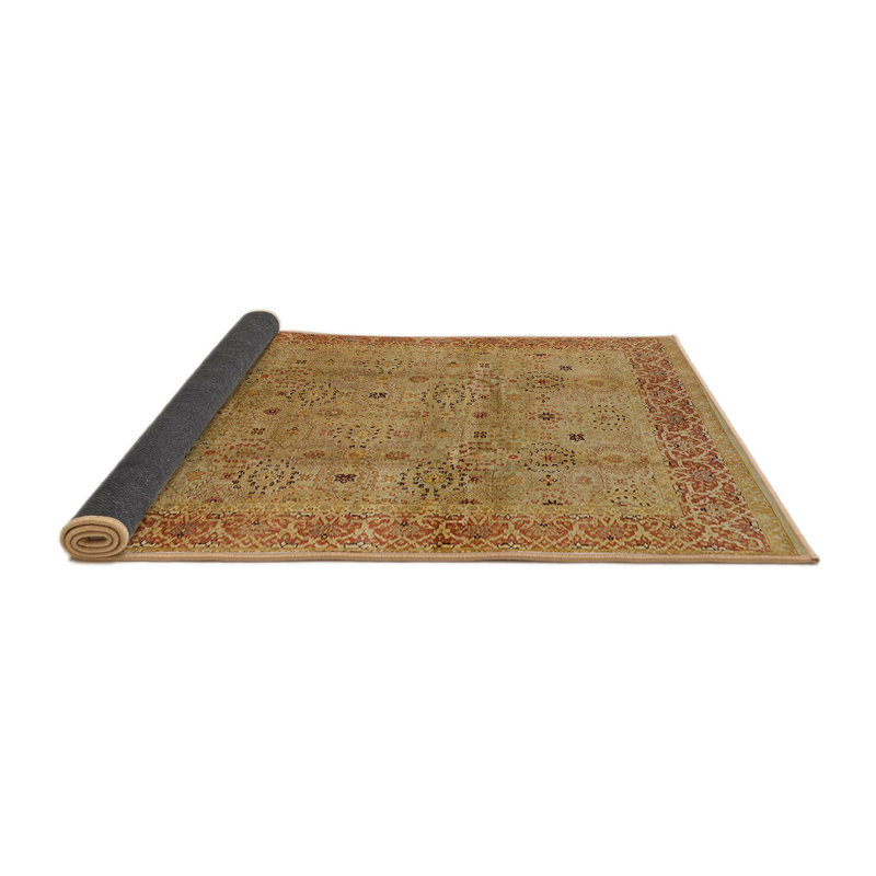 Tapis oriental jaune / brun Pattinson, Rectangle 8 pi x 12 pi