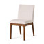 Ensemble de table de salle à manger 5 pièces avec une structure en bois massif et 4 chaises rembourrées pour la salle à manger