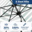 Parasol d'extérieur rayé 10 pi-1765548801