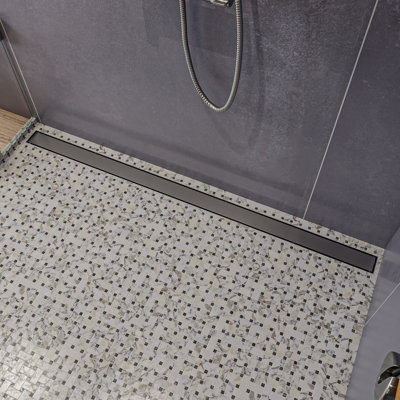 Drain de douche à grille linéaire