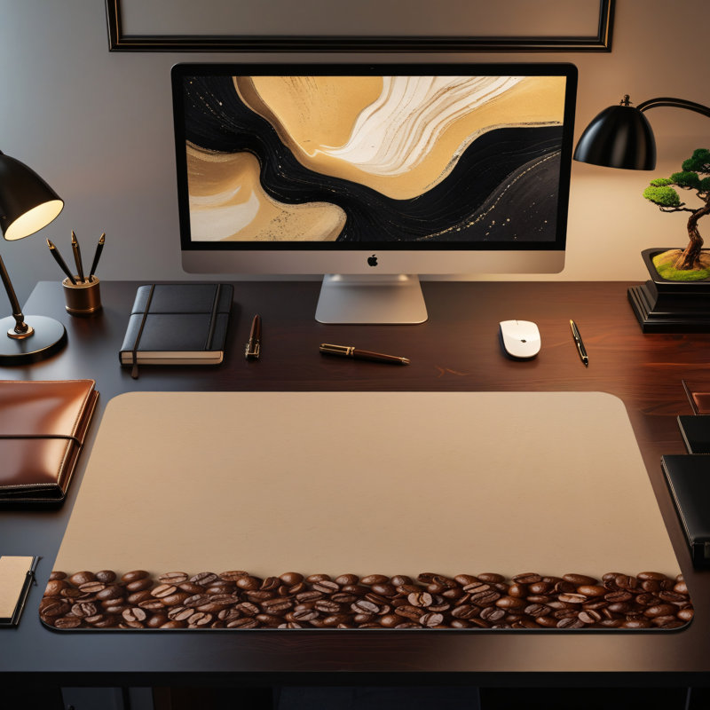 Polyester Desk Pad, 31.5x15.5