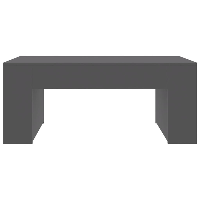 Aldren Engineered wood Frame Single Coffee Table with Storage, Grey