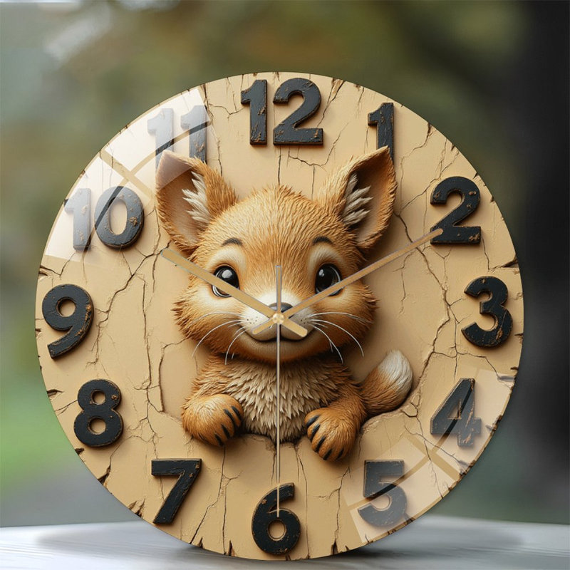 Horloge murale créative 12 po