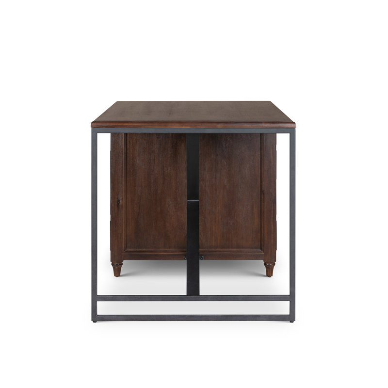 Studio Partners Desk, Whitewash, Truffle